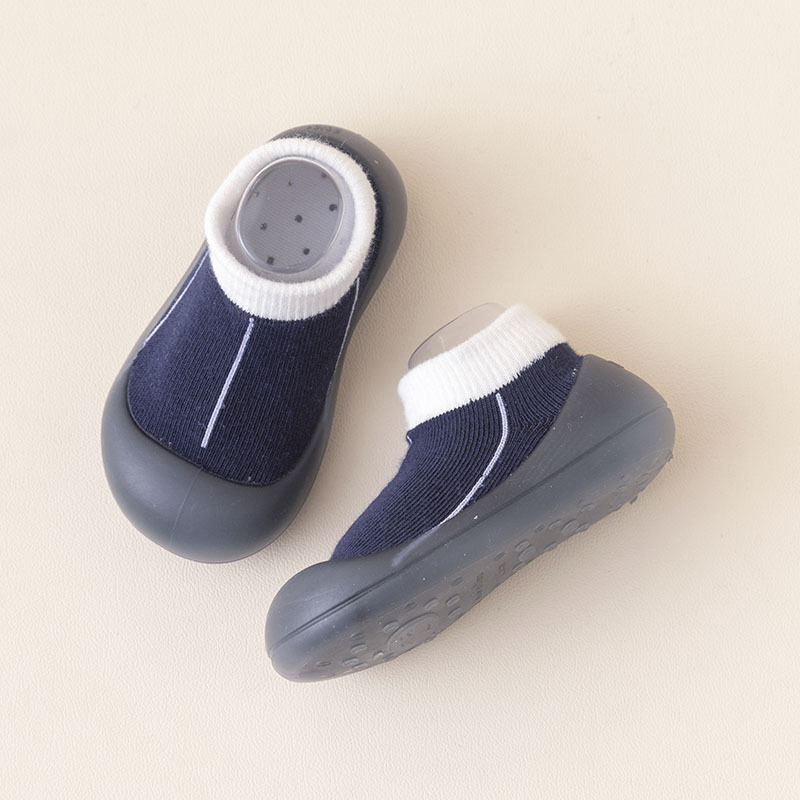 22 Autumn Children's Floor Socks Big Baotou Baby Toddler Shoes Socks Men's Treasure Women's Non-slip Soft Rubber Sole Shoes