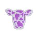 Purple ox head