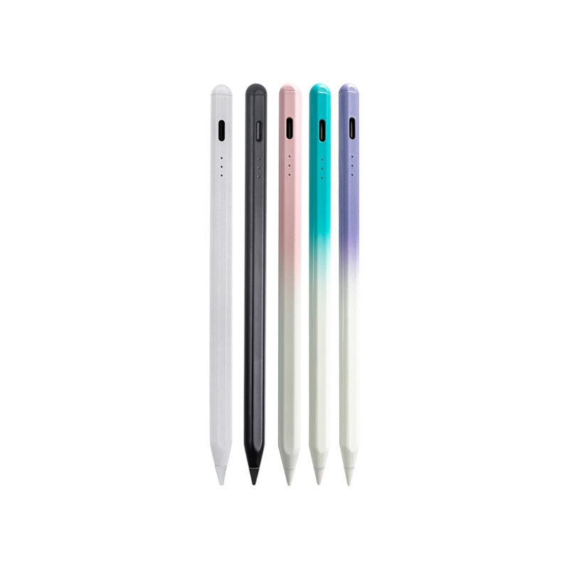 Capacitive pen for ipad active capacitive pen three-light power display anti-false touch tilt pressure sensing active capacitor