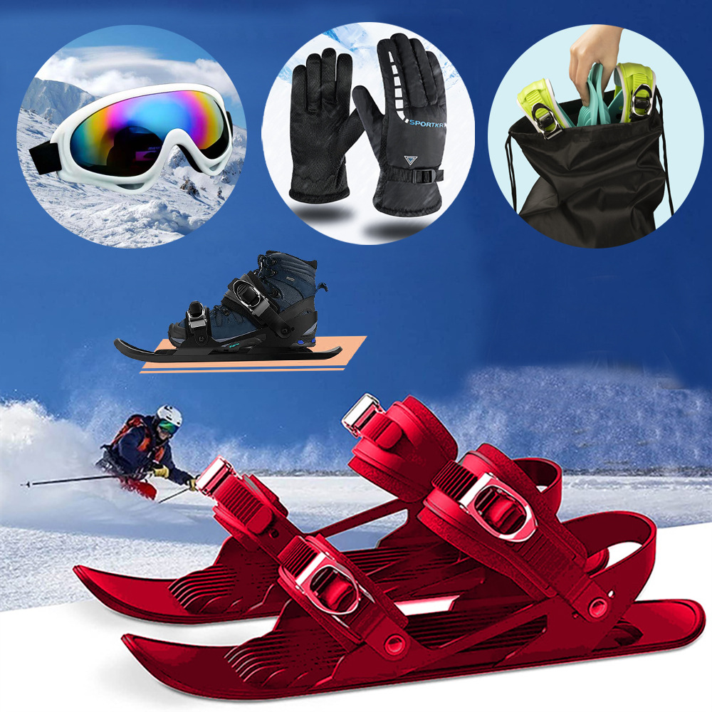 New Mini Ski Shoes Mini Ski Skates Ski Supplies Ski Boots Snowboard