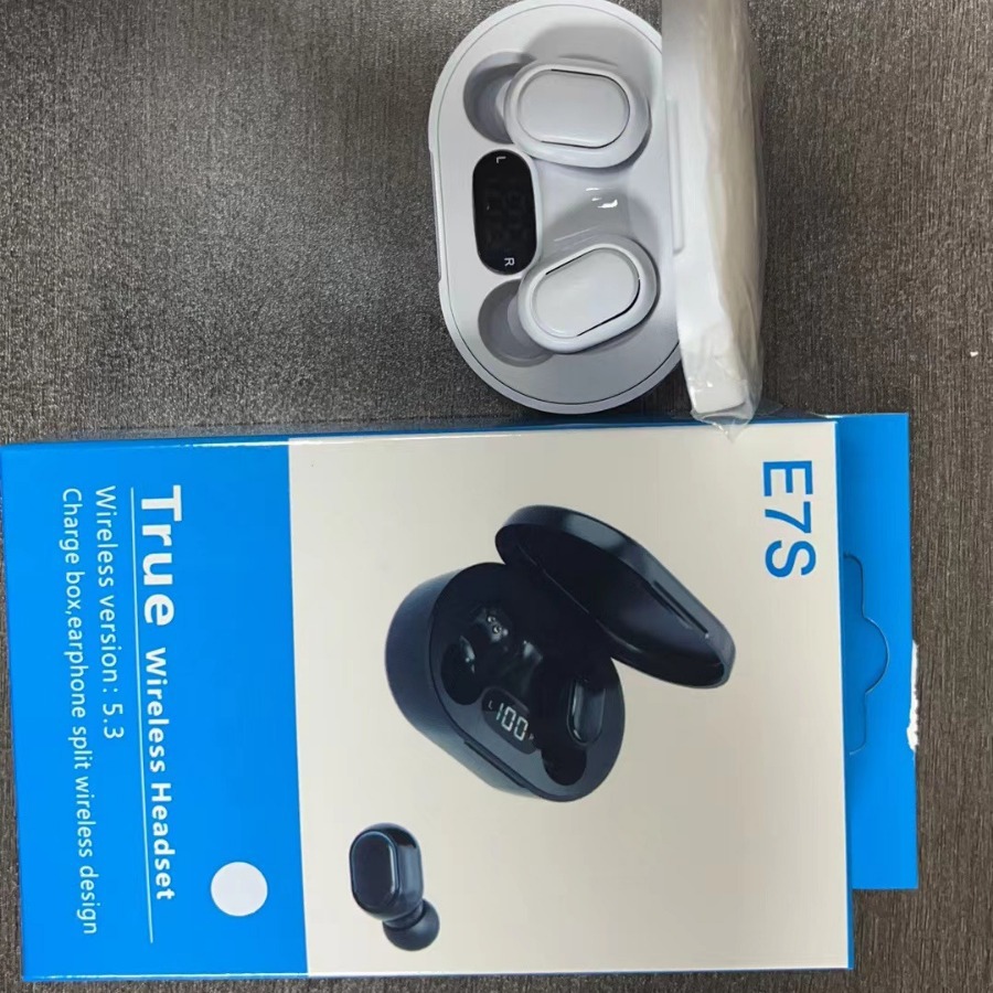 thumbnail for Cross-border hot e7s e6s wireless Bluetooth headset mini sports in-ear low price running volume factory wholesale