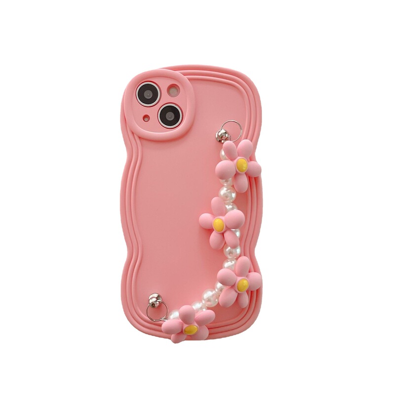 Ins風花手チェーンはiphone14/13 promaxリンゴ12携帯ケース11小衆xs/xrを適用する|undefined