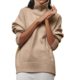 050 cross-border women's clothing New Amazon popular sweater European and American loose half turtleneck autumn and winter Russian sweater