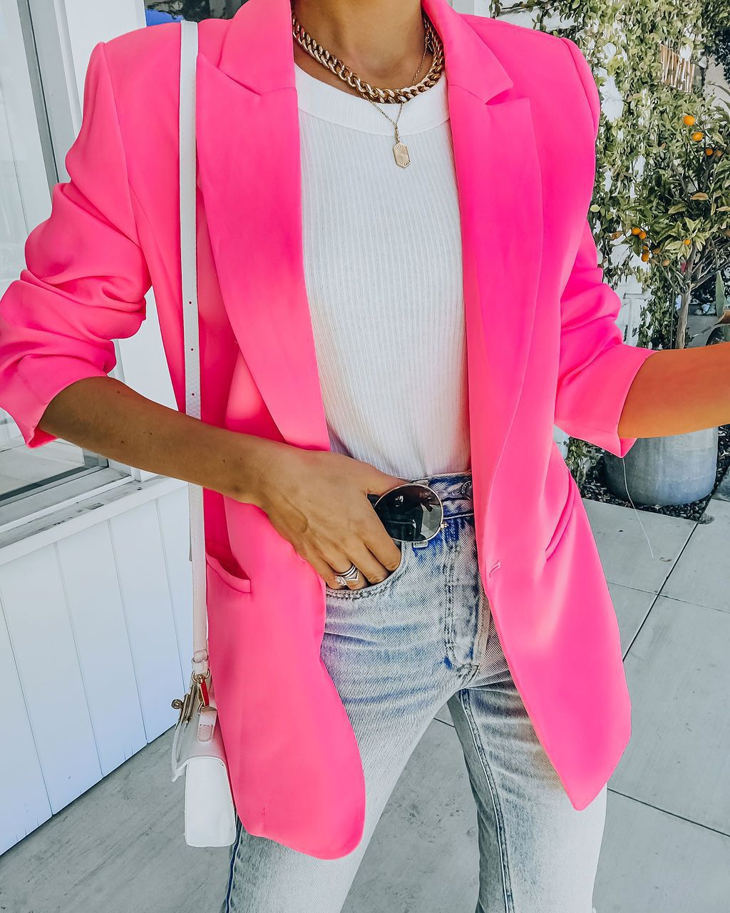in stock 2024 European and American women's foreign trade new autumn and winter long sleeve small suit OL temperament professional slim coat coat