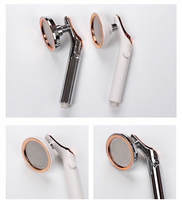 Wholesale universal supercharged shower head one-click water stop handheld nozzle shower head Bath switch supercharged shaking head shower