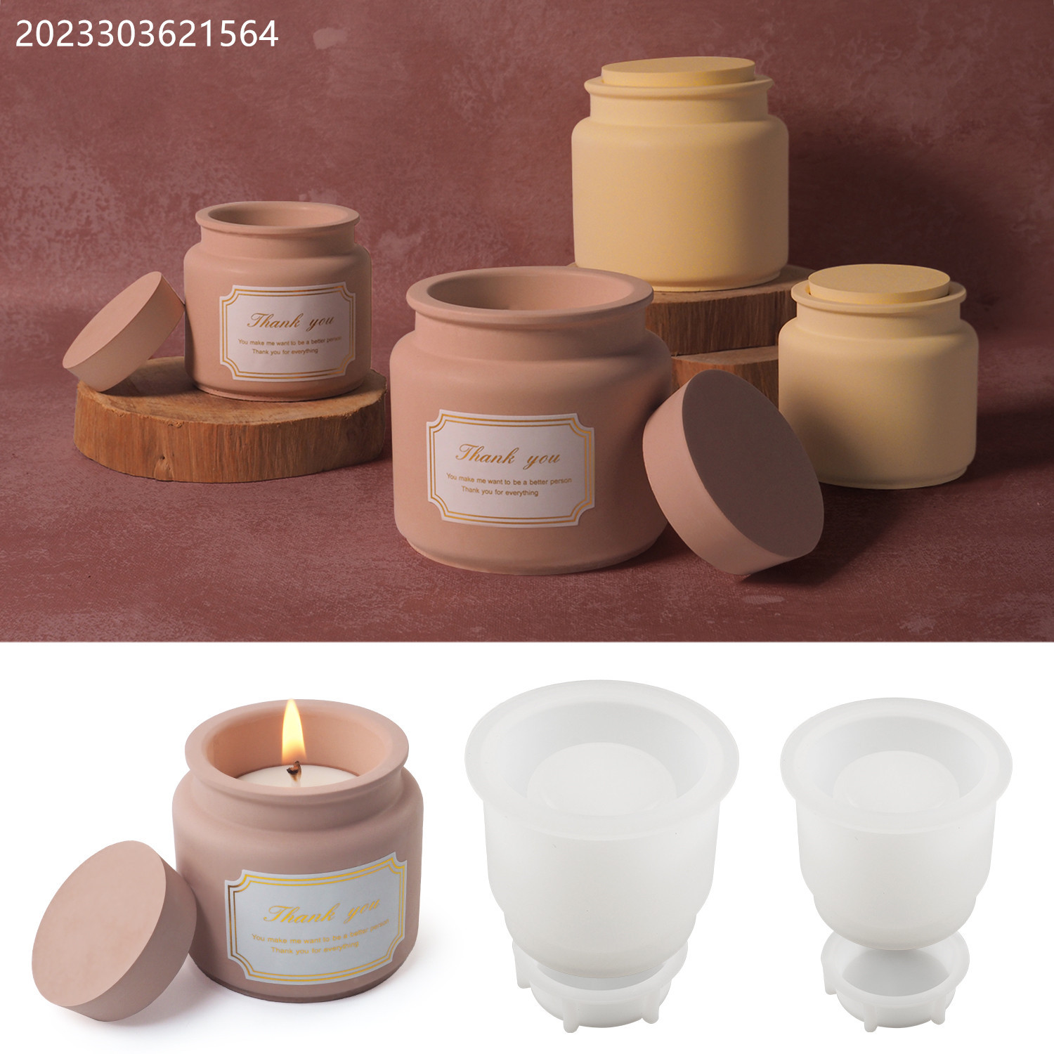 diy crystal drop glue cement cup jar silicone mold creative plaster candle Cup ornaments mirror silicone mold