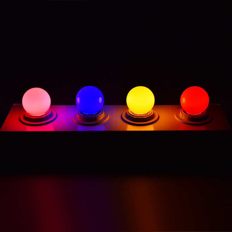 Ledの小さい色の電球の七色の暖色の家庭用の赤と黄と青の紫の光の黄色の小さい夜の明かりの口の祝日のイルミネーション|undefined
