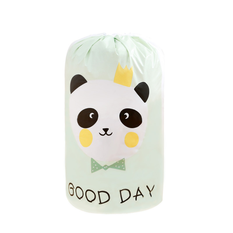 Waterproof drawstring storage bag dust-proof bag round quilt moisture-proof bag moving packing luggage packing peva storage