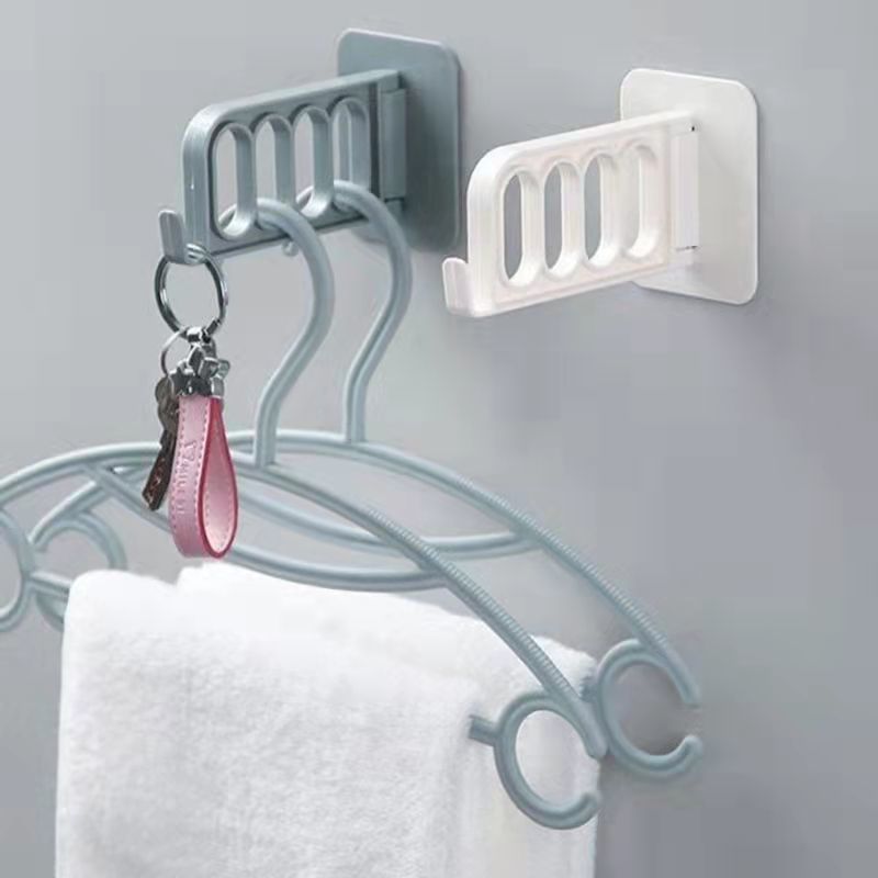 Hanger Storage Artifact Foldable Four-hole Hanger Multifunctional Hanger Shake Tone Same Four-hole Hanger Storage Hanger