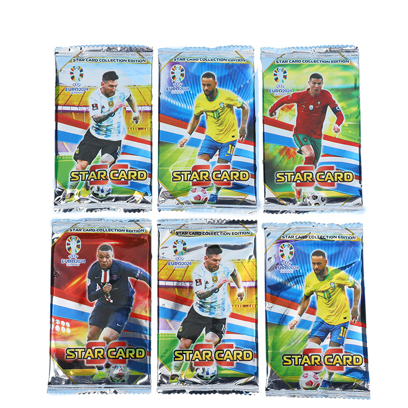Ronaldo Card Laser Flash Card Book World Cup Portugal National Team No.7 Football Star Card Wholesale