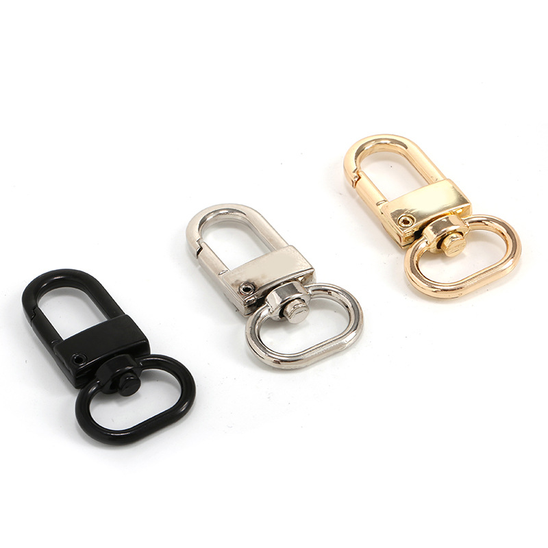 Spot wholesale luggage handbag hardware accessories excellent alloy 3# door buckle key buckle hook buckle color multi-specification full
