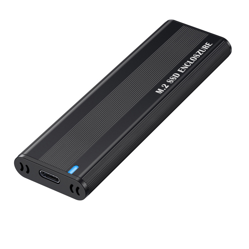 Cross-border M.2 tool-free installation mobile hard disk box PCI dual protocol Type-C M.2NVME solid state hard disk box