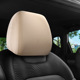 Beige headrest case front row 1