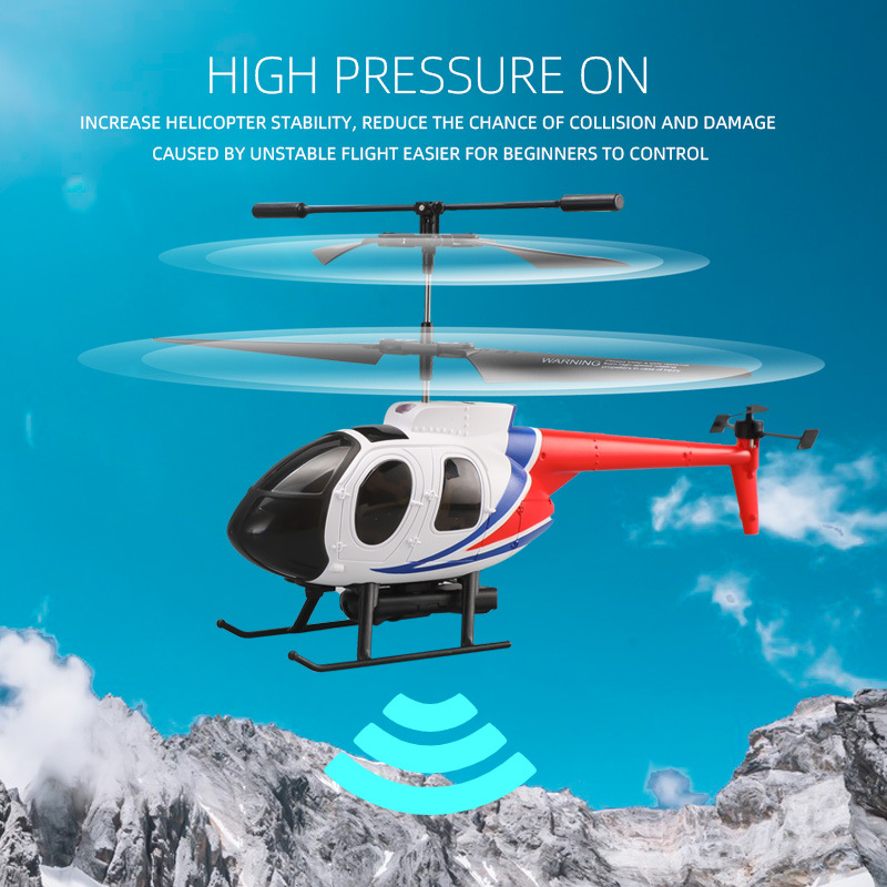 Cross-border new 6-channel remote control helicopter USB charging fall-resistant anti-collision remote control aircraft model toys wholesale