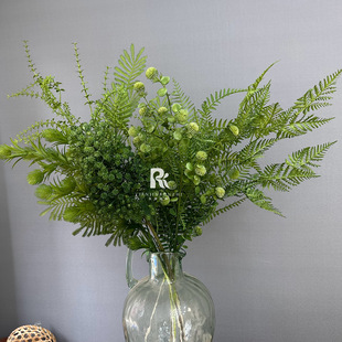 Simulation Green Plant Shading Ugliness Water Pipeline Simulation Flower Muri Fake Flower Wedding Wedding Flower Set Background Wall Decorative Flower Material