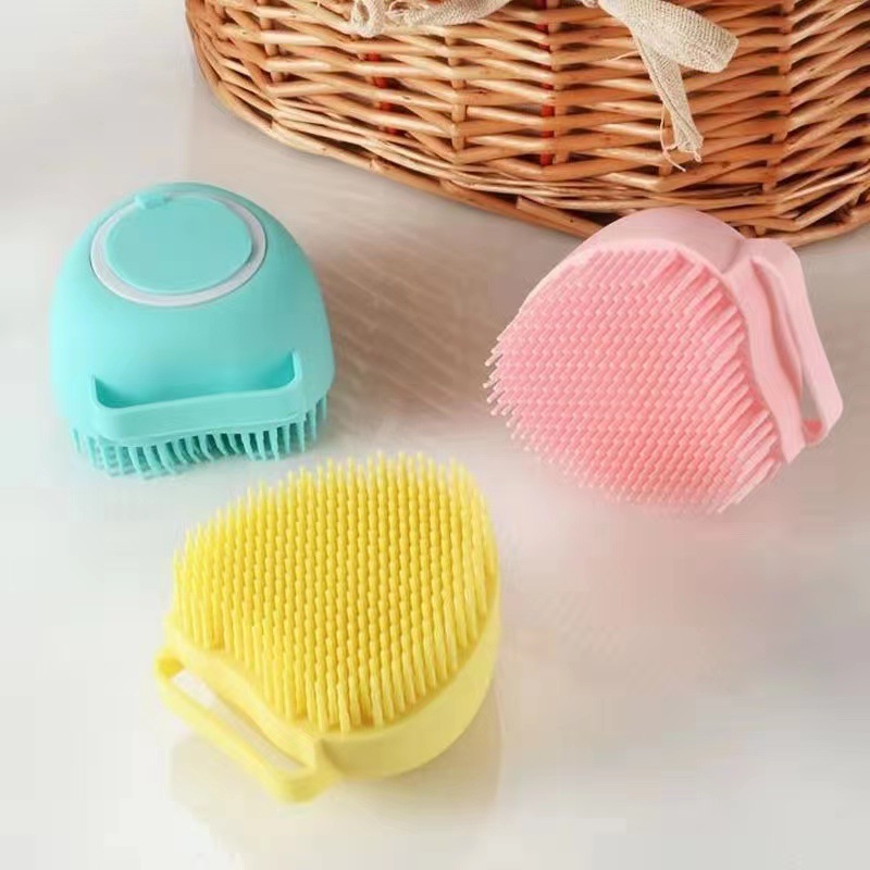 犬の入浴ブラシ多機能シリコンの入浴ブラシ猫の清潔な神器マッサージブラシペット用品|undefined