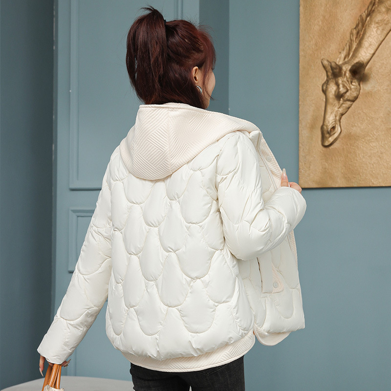 deux pièces Lusi même style veste chaude vêtements en coton vêtements d'hiver pour femmes petit nouveau court style coréen manteau de pain ample veste_voghion.com