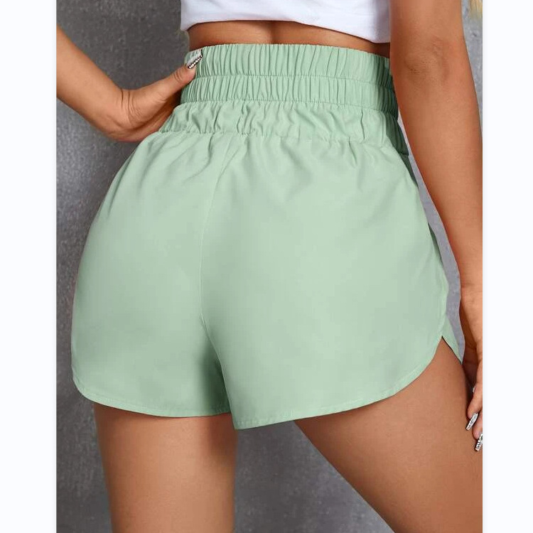 Spring and Summer 2022 New European and American Women's Shorts High Waist Elasticated Loose Sports Casual Shorts for Women