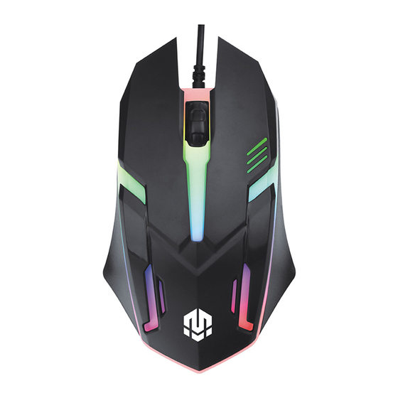 Spot wholesale rice soul M103 colorful luminous computer usb wired mouse cross-border foreign trade English packaging