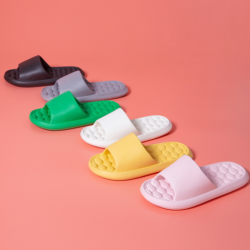 Sandals and slippers Women summer 2023 new home massage comfortable indoor EVA couples smooth anti-slip slippers wholesale