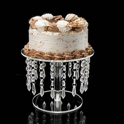 Wedding Dessert Table Cake Stand Combination Set European-style Crystal Acrylic Pastry Plate West Point Tray Decorative Ornaments