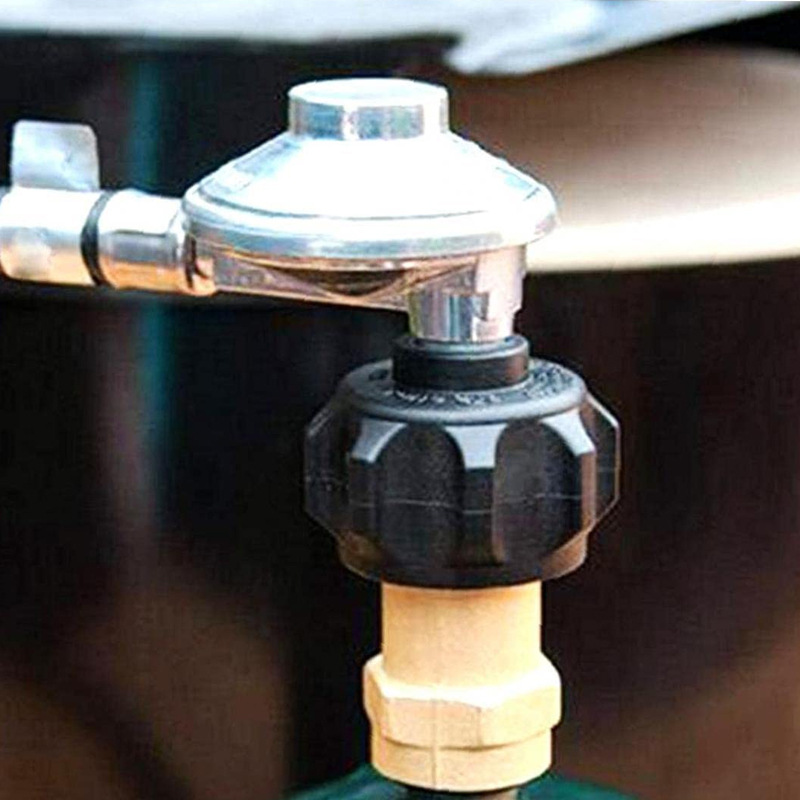 Propane gas connector Inflatable connector Outdoor gas tank conversion connector Long flat gas tank conversion connector