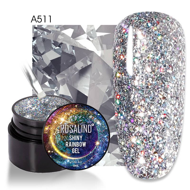 ROSALIND Flash nagų lakas 5ML daugiaspalvis nagų dailei_voghion.com