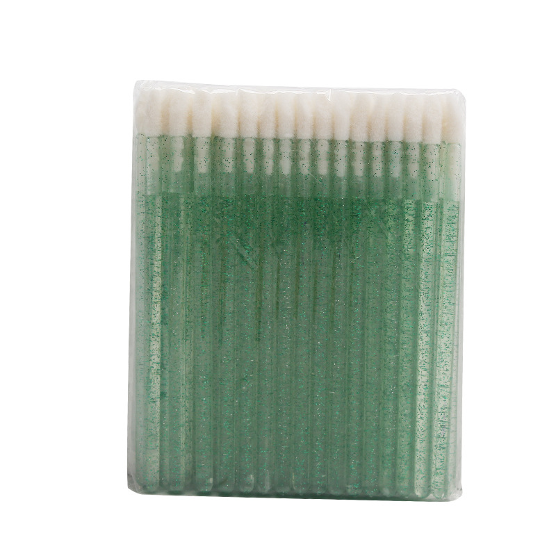 Flocking Lip Brush Lip Honey Brush Crystal Rod Mini Lip Glaze Brush Disposable Lip Glaze Brush Multifunctional Cleaning Medicine Stick