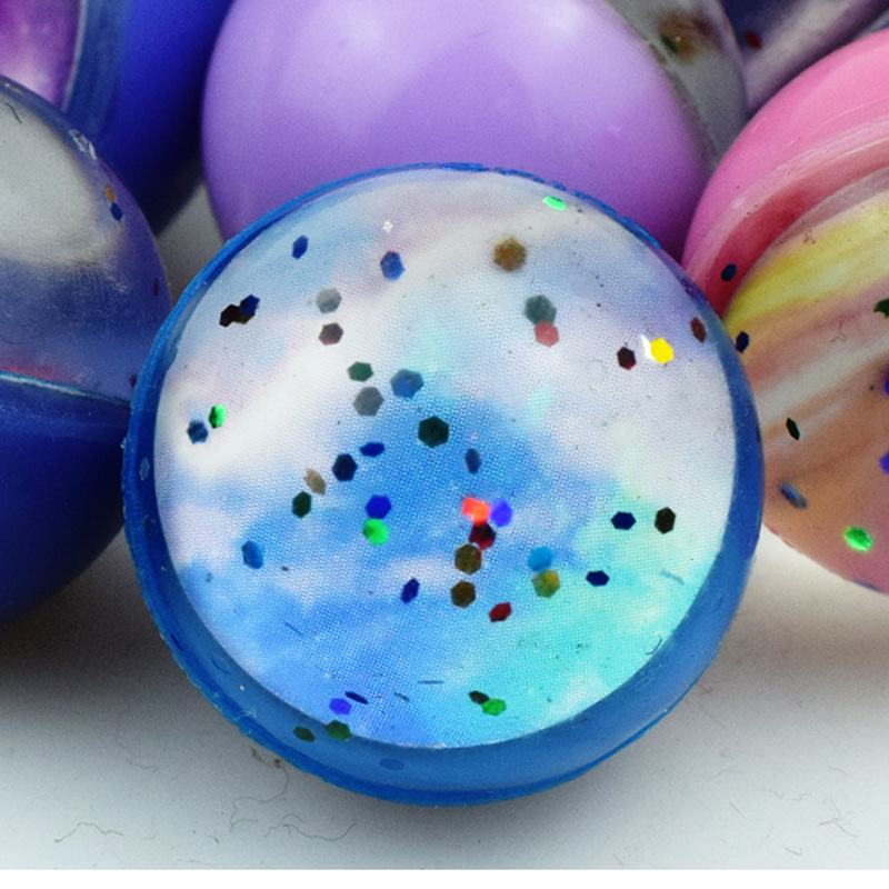No. 32 solid starry sky elastic ball gashapon machine gashapon toy space universe jump ball bounce ball cross-border supply