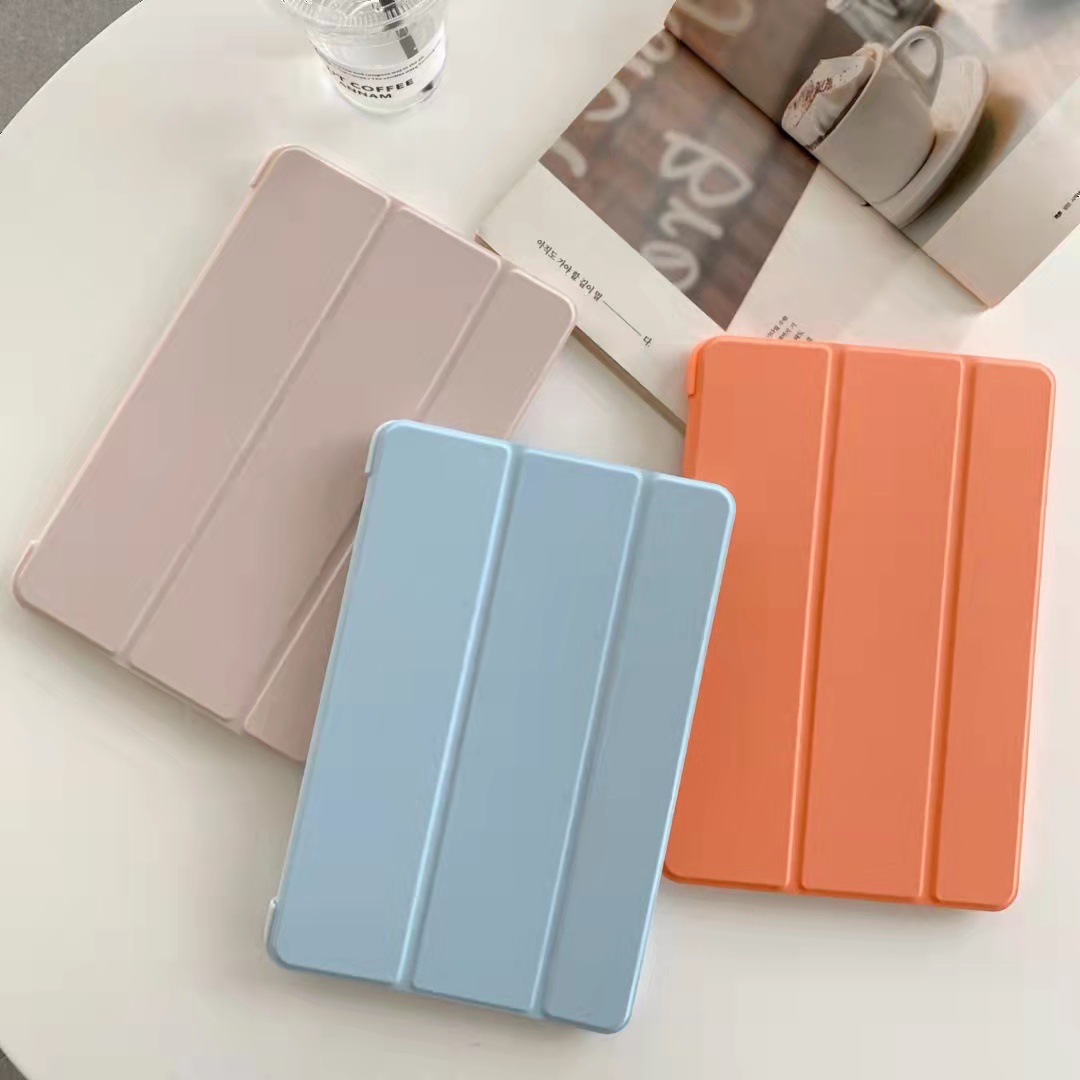 For 2024ipad10 generation protective case 10.2 sets of silicone all-inclusive soft case mini7 flat case air11 leather case