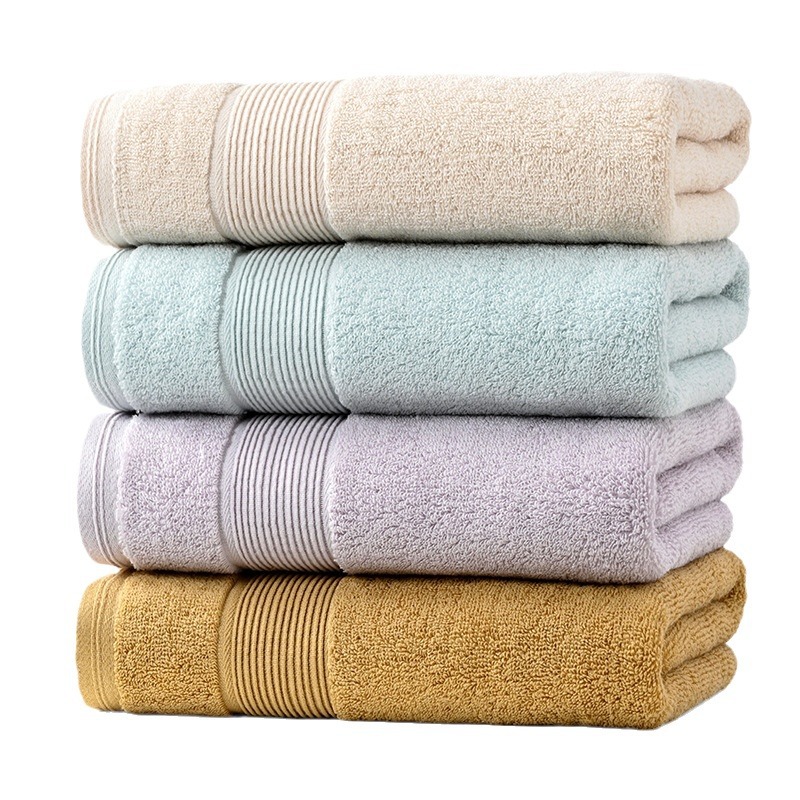 Cotton thickened children's small bath towel 50 * 100cm combed soft absorbent pure cotton household body towel wholesale