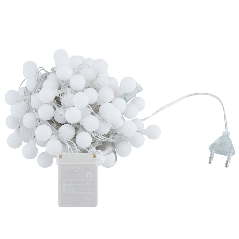 Camping light string wholesale led solar atmosphere light round sky curtain star light decoration stall outdoor small colored lights