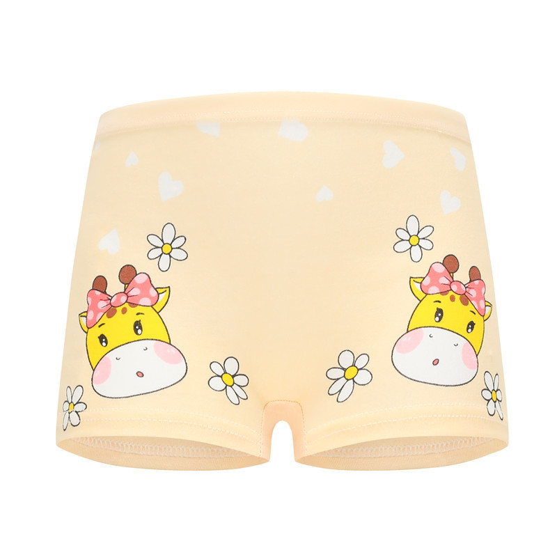 New Arrival Girls' Underwear Women's Pure Cotton Boxers Class a Breathable Children's Underwear Women's Large Children's Pure Cotton Boxers