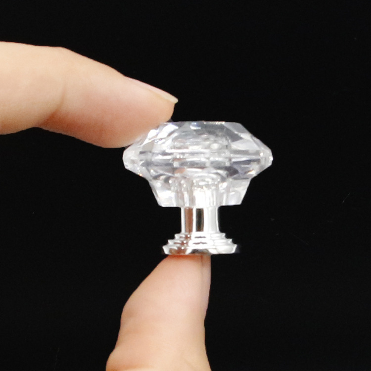 New Chinese Crystal Transparent Handle Door Cabinet Drawer Cabinet Door Handle Acrylic Handle