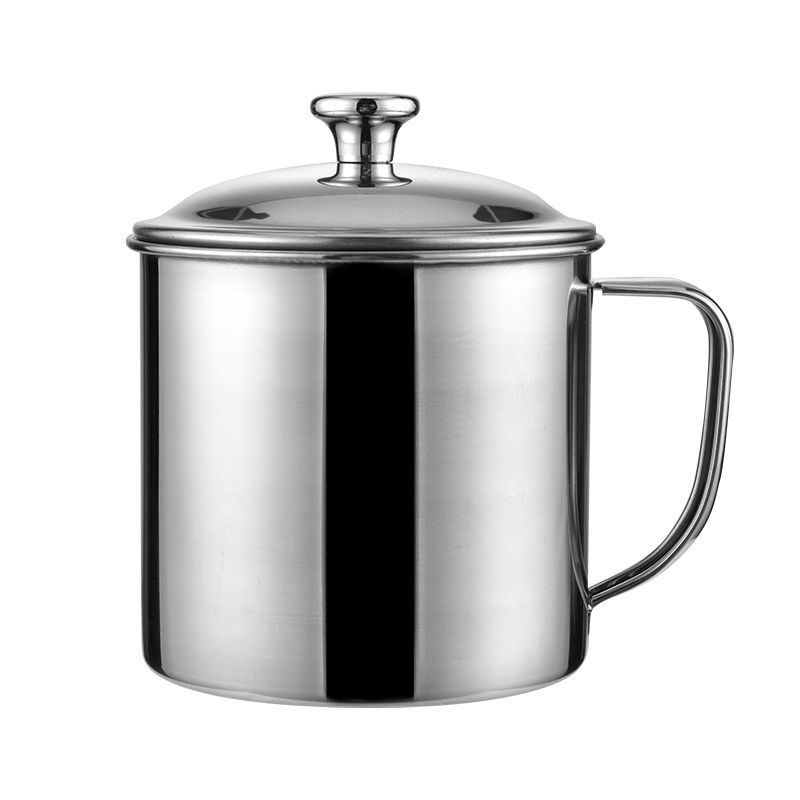 304 stainless steel oil pot household oil storage tank with filter screen oil bottle with lid kitchen filter oil tank oil filter pot