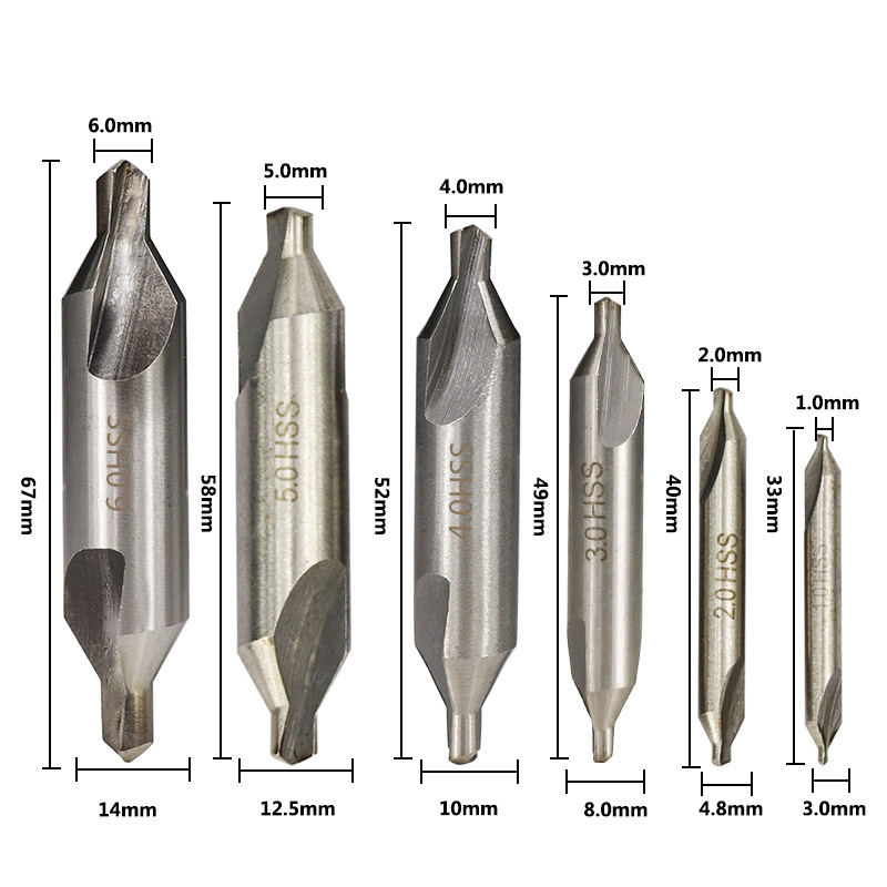 Center drill center positioning drill centering drill A chamfer drill Bodhi beads drilling wholesale factory direct supply