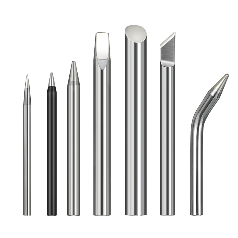 Factory direct selling 30 40 60W environmental protection lead-free soldering iron nozzle external heating soldering iron head cutter head horseshoe tip