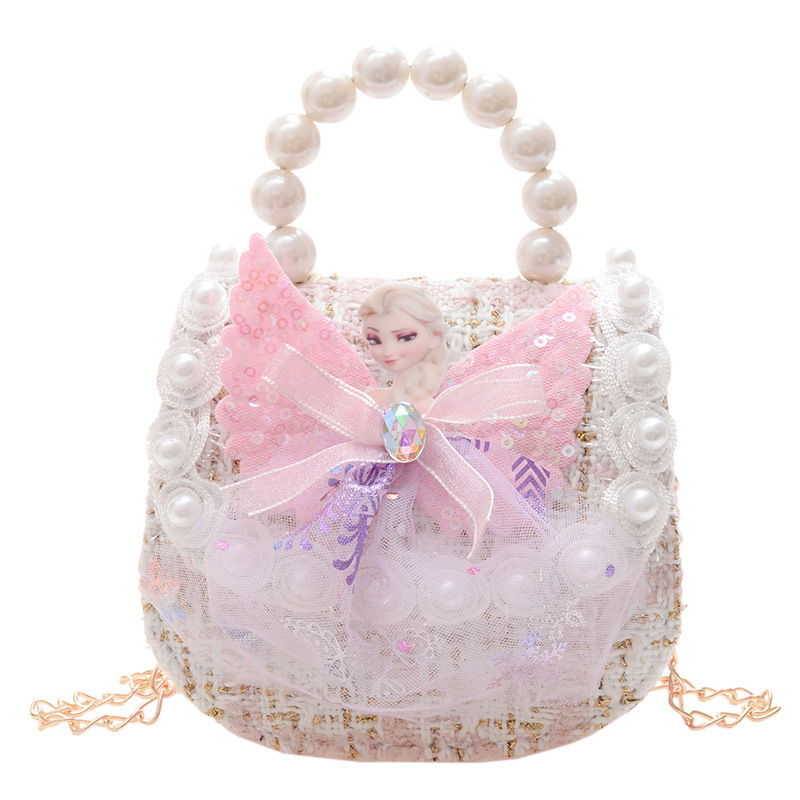 2024 New Aisha children's messenger bag girls' bag fashion little girl princess shoulder bag baby handbag