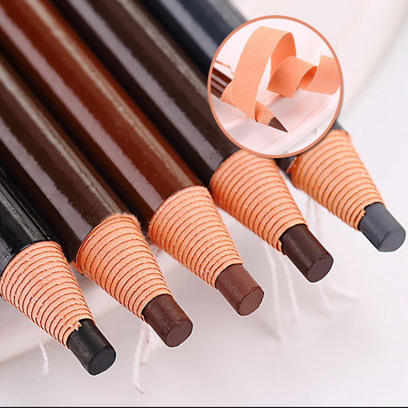 Heng silk 1818 pull eyebrow pencil tear waterproof sweat-proof makeup pen brush eyebrow makeup beauty makeup wholesale ultra-fine head