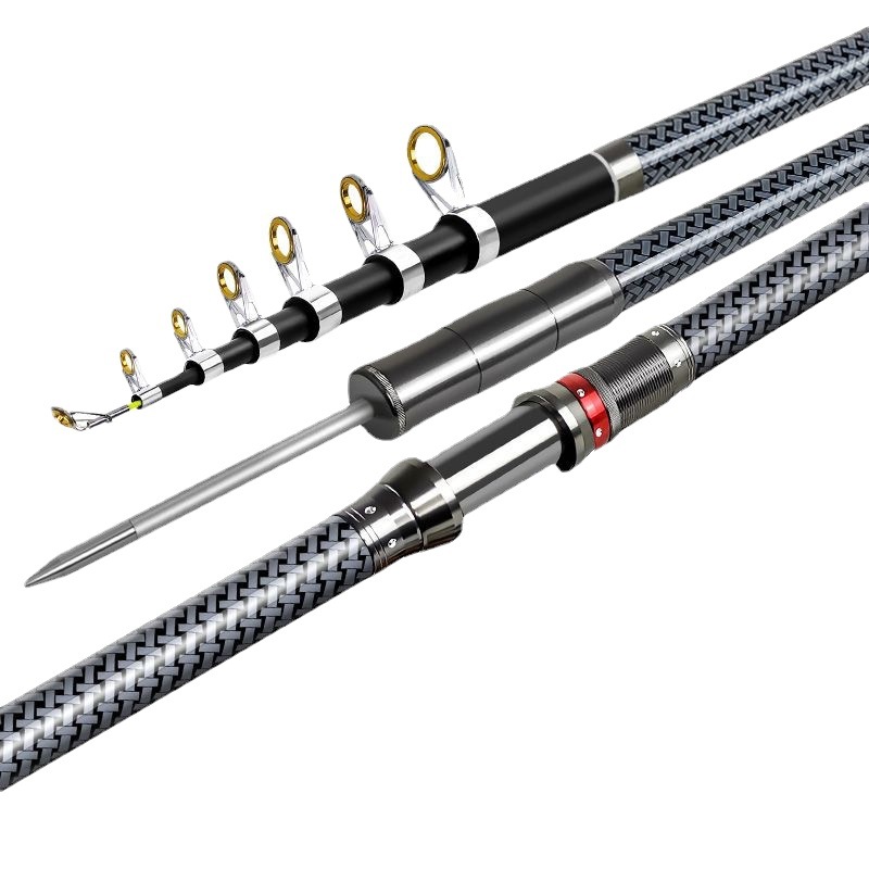 Sea Pole all metal card holder with ground plug large sea pole long shot throwing rod fishing gear accessories suit fishing rod wholesale