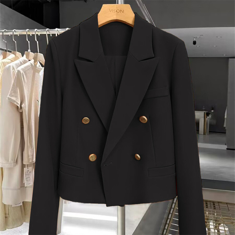 Suit jacket for women 2024 avocado autumn new foreign trade elegant fried street short small casual suit