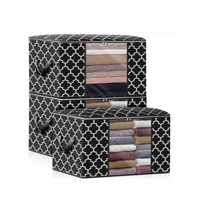 Printed Large Capacity Quilt Storage Bag Storage Bag Moisture-proof Bed Bottom Storage Bag Moving Storage Bag