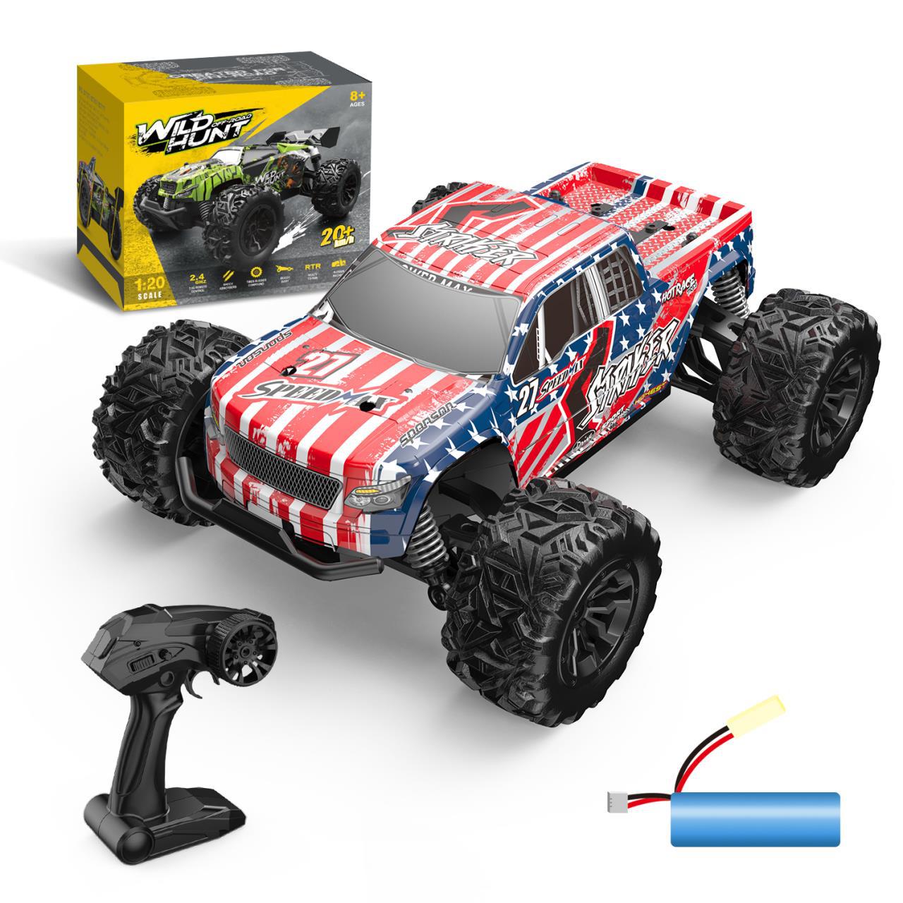 Cross-Border explosion remote control off-road vehicle 1:20 drift racing climbing professional RCcar children's toy car wholesale