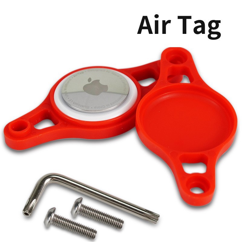 Mountain bike anti-theft tracking protective cover airtag anti-loss tracker protective cover bicycle locator shell