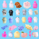 Cross-border Cartoon creative decompression cute soft cute cute cute cute cute toy ball pinch Music soft glue vent ball decompression toy wholesale