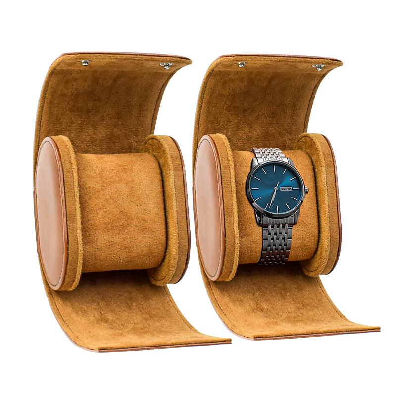 Leather Watch Box Cross-border Hot Selling Retro Watch Box Leather Multi-pack Watch Box Roll Storage Box Wholesale