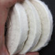 White cloth wheel Pearl cotton cloth wheel flannel wheel polishing jewelry stainless steel mirror polishing wheel for table Mill