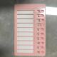Pink white card (no printing)