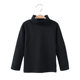 Children's High Collar Base Shirt 2024 New Autumn and Winter Cotton Men's and Women's Long-sleeved T-shirt Inner Warm Top All-match Trendy