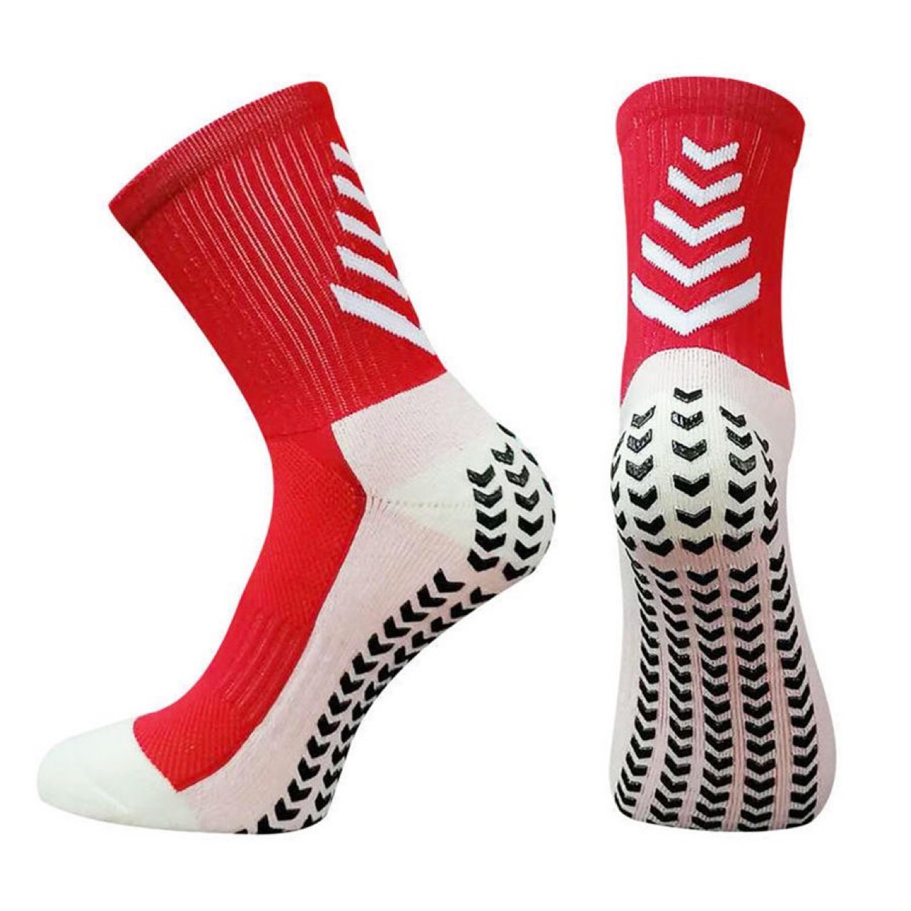 Cross-border football socks men's mid-tube sports socks running socks non-slip silicone thickened towel bottom wear-resistant sweat-absorbent
